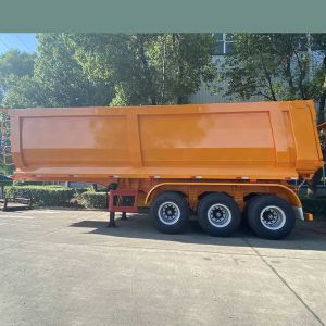 SHACMAN CIMC 3 Axle Tipper Semi Trailer with 70T Max Payload 16T Axle and 28T