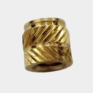 M2 M3 M4 M5 M6 M8 Brass Threaded Insert Nut Knurled Inserts Nut for CNC Turning