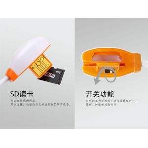 mobile phone cable with card reader function