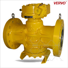 Cheap Class 600 DN200 Inverted Pressure Balance Lubricated Plug Valve Body Material Casting Steel LCB Plug Valve Supplier for sale