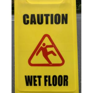 High Quality Collapsible Road Wetland Board Plastic Safety Warning Sign