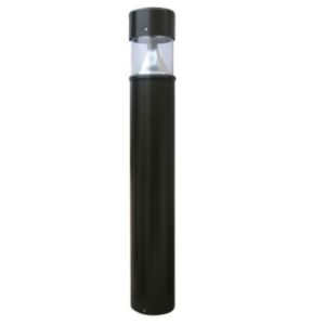 Black Color LED Modern Bollard Lights 150° Distribution CREE Chip Impact Resistance