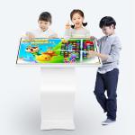 Vertical Interactive Kiosk 49'' All In One Horizontal Multimedia Display Android