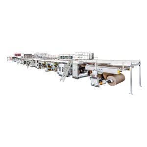 QH-PACK 5 Ply Corrugated Cardboard Production Line , Corrugated Paper Making