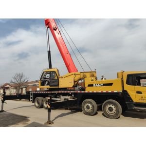 2020 Used Shacman Tyre Mounted Truck Crane 50t Model STC500E5 With Less Working