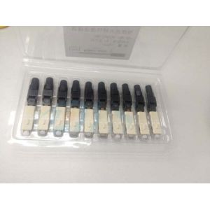 Singlemode Simplex SC UPC Fast Optical Fiber Connectors For CATV