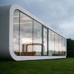20FT Prefabricated Luxury Capsule Apple Pod Modular Stylish House