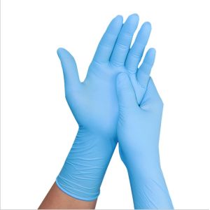 100% Nitrile Polymer Disposable Medical Gloves Various Size Available
