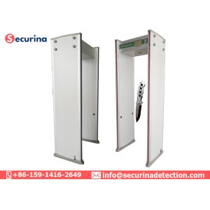 Shockproof Multi Zone Metal Detector , Security Walk Through Gate 700mm Inner