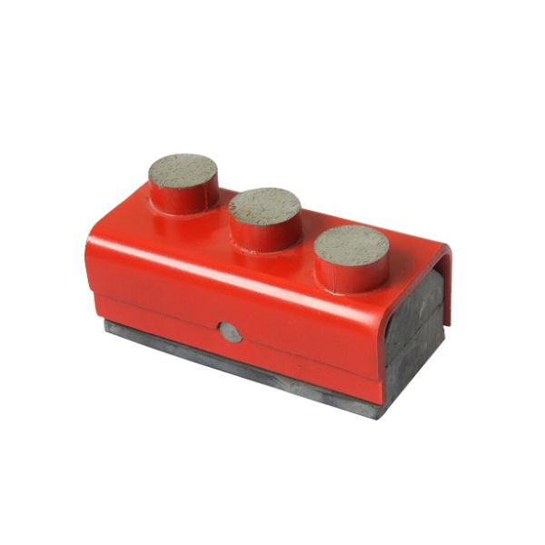 Metal Bond Diamond Grinding Block Fast Removal For Concrete Floor