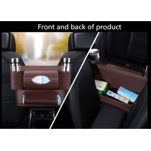 41*27 Cm Car Multi Pocket Storage Organizer With Screen Printing / Embossed Logo