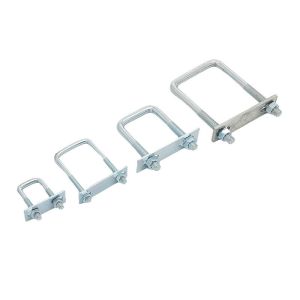 ZINC Finish U Bolt And Fastener For Customized Colors Bracket Shaped Structure