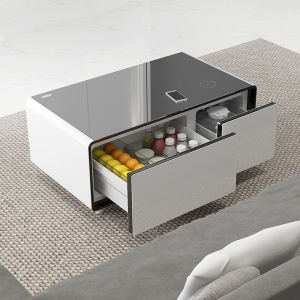 Multifunctional Smart Coffee Table Side Table Refrigerator for General Home