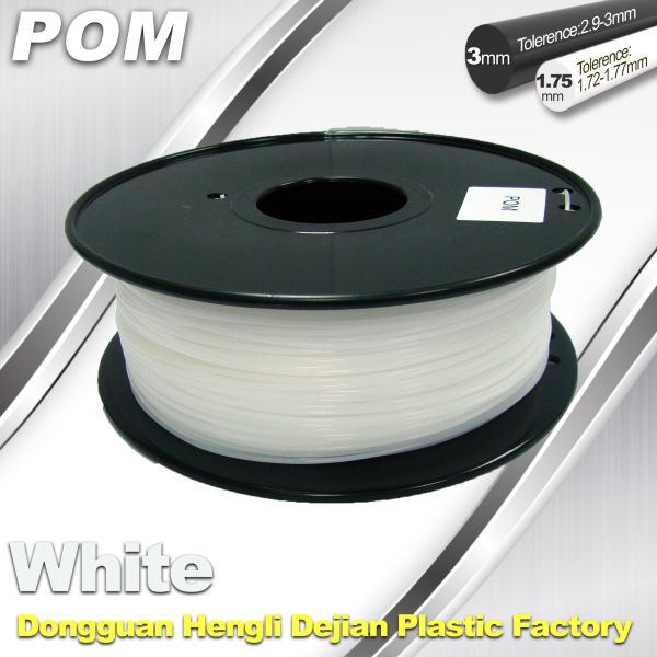 Quality 3D Printer POM Filament Black And White 1.75 3.0mm High Strength POM Filament wholesale