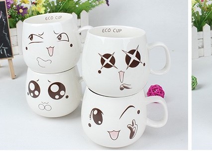 Cartoon Ceramic Mug Cute Ceramic Coffee Cup Gift Coffee Mug Promotional Gift Mug