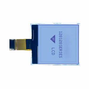 Cheap 600 Brightness Monochrome LCD Panel 128x128 SPI Interface FSTN Gray Mode for sale