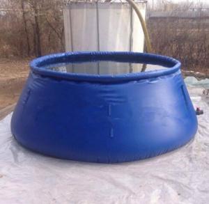 Cheap Industrial Fabric Tarpaulin Water Tank Soft PVC Foldable Rain Water Container Water Holding Tank for sale