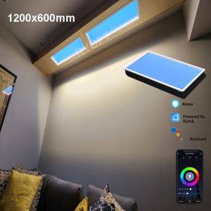 2200K-7800K Artificial LED Skylight with Cct Adjustable and Voice Control
