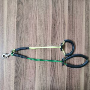 Adjustable No-Sit Heavy Duty Dog Tie Out Cable and Grooming Noose for Secure