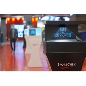 Cheap Innovative Hologram Pyramid , Hologram 3D Display for jewelry / perfume and cellphone for sale