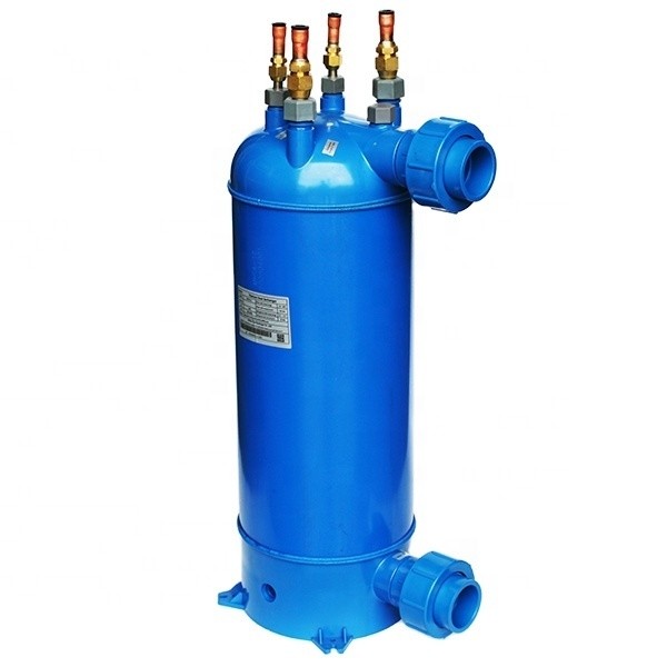 Titanium Coils PVC Shell Water To Water Heat Exchanger For Energy Swimming Pool