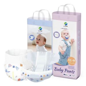 Wireless Connection Diaper With Waist Band In White Super Soft Fast Absorbing