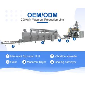 Customized Macaroni Making Machine with Long Service Life and Multifunction