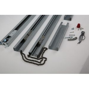 120W Power Chain Drive Garage Door Opener Rolling Code For 12 Sqm Door Area