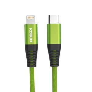 Cheap 5V 3A MFI Certified USB Type C To Lightning Cable Charger for sale