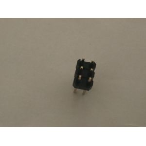 Gold Flash Plating 2 * 3 Pin Header Connector 2.54mm Pitch Electrical Pins