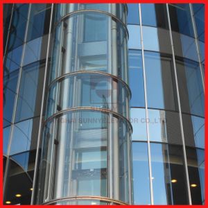 Load 800kg Modern Commercial Elevator Electric Passenger Lift With 3 Sides