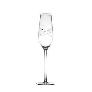 B2B Bulk:Custom 6-10oz Tempered Crystal Flutes | Hotel Bulk Glassware Lead-Free