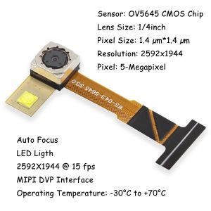5MP HD OV5645 Camera Module 2K 1 / 4 Inch Medical Scanner DVP Camera Module