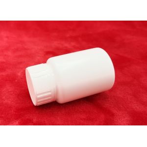 Lightweight Plastic Pill Bottles With Cap 100ml Capacity White Color P - F100