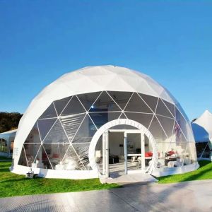Banquet Architecture Pvdf Coated Fabric Tensile Membrane Structure Big Dome