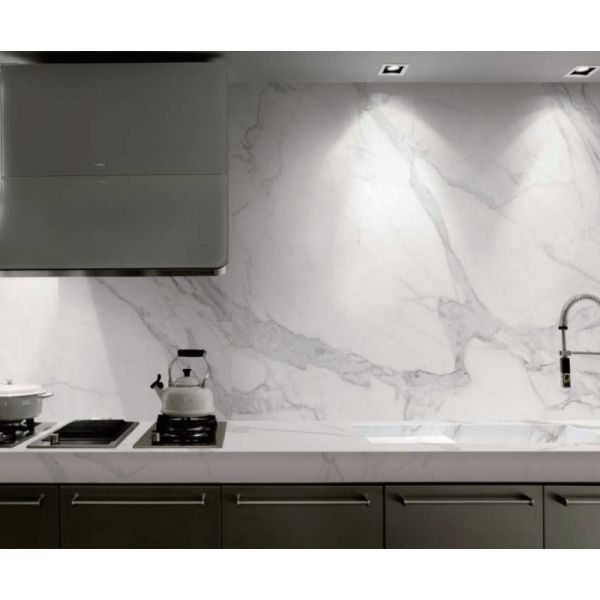 Environmental Friendliness Quartz Tiles 126''X63'' Quartz Marble Effect Worktop