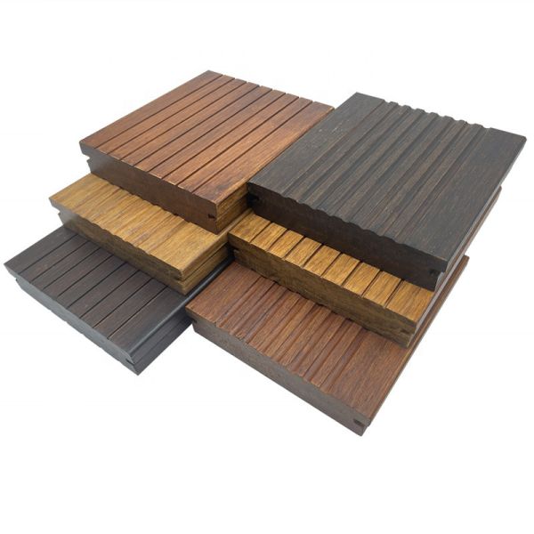 Quality Projects Solid Wood Grain Fireproof Moso Bamboo Decking Boards wholesale