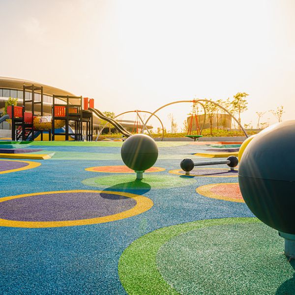 Quality ITF Moisture Proof EPDM Running Track Playground Surface Colorful wholesale