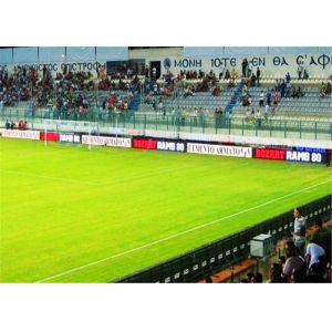 China Slim Waterproof Stadium Perimeter LED Display P10mm 160×160mm on sale