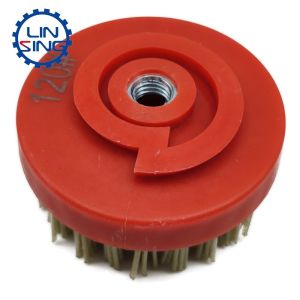 Round Grinding Brush for Diamond Abrasivel on Leather Stone Marble Surface