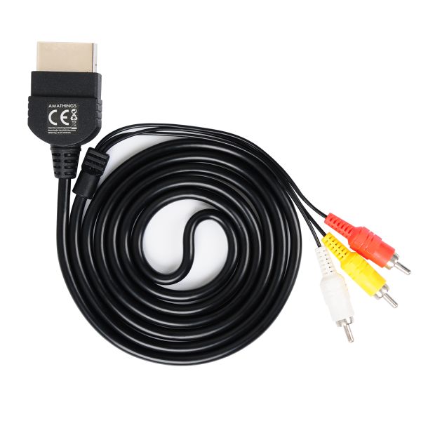 6 ft AV Audio Video Composite Cable Cord RCA Cable for Xbox Original Classic 1