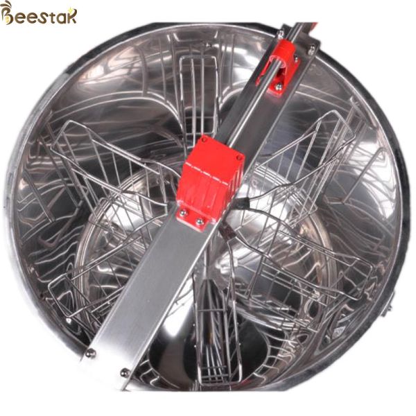 Quality 6 Frame Manual Honey Extractor Machine Stainless Steel Honey Extraction Processing wholesale