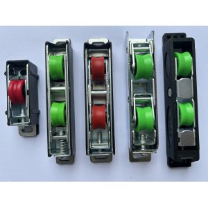 180KG Loading Capacity Double Nylon Roller Wheels for Durable Sliding Aluminum