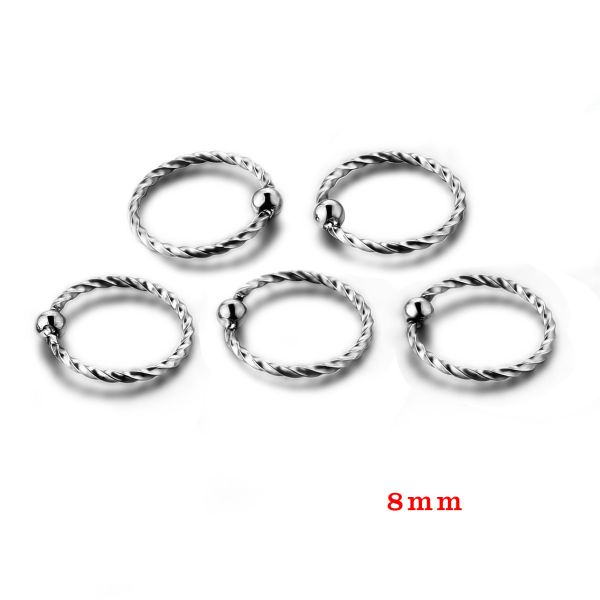 Women new korea style body piercing jewelry gold plated nose ring