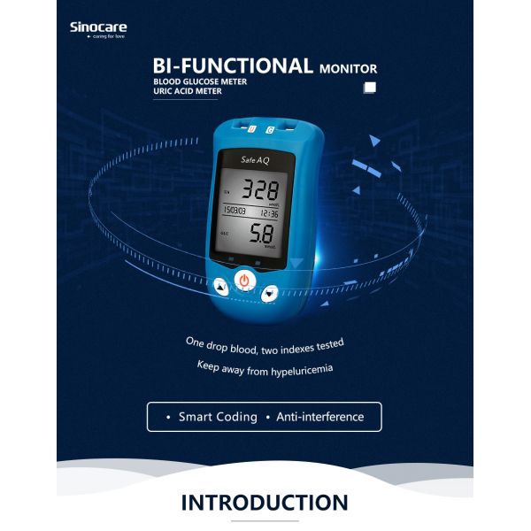 Quality Accurate Blood Glucose Monitoring System Automatic Applying Blood Sample wholesale