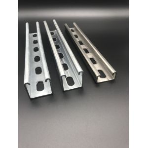 Cheap Galvanized Steel Slotted C Channel Profile for sale