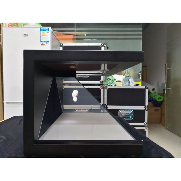 1920x1080 Full HD Hologram Pyramid , 22" 3D Holo Box for Advertising Or Exhibition