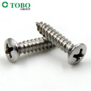 316 Stainless Steel Tapping Screws Cross Recessed Raised Countersunk DIN7983