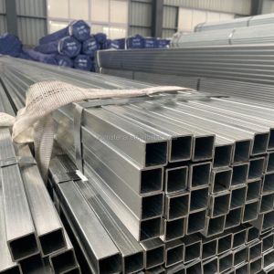 GB Standard GI Galvanized Square Rectangular Tube with 12M Length and 2mm
