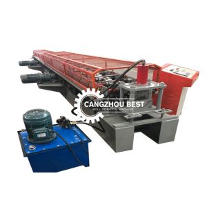 1.2mm 8m/Min Touchscreen Metal Door Frame Roll Forming Machine